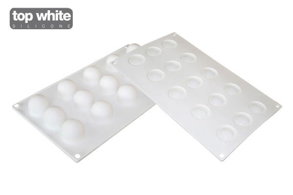 Forma Silicon Sfere Ø 3.2 x h 2.8 cm, 15 cavitati (TRUFFLES 20) [3]