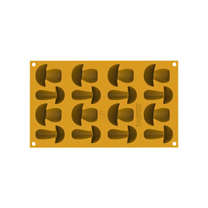 Forma Silicon Silikomart NaturaE Ciupercuta 5.9 x 3.6 x H 1.8 cm, 20 ml, 16 cavitati [2]