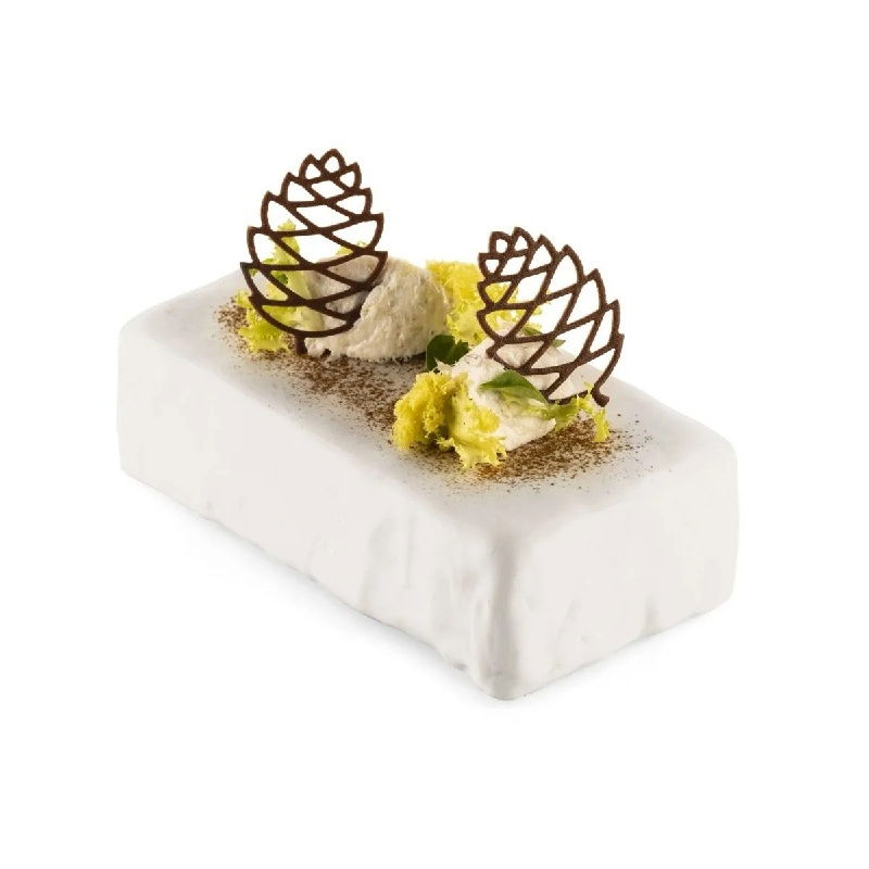 Forma Silicon Silikomart NaturaE Con Brad / Fulgi Ø 6, 6.7 x 4.7 x H 0.2 cm, 24 cavitati [1]