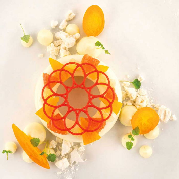 Forma Silicon Silikomart NaturaE Coronite Ø 7.7 x H 0.15 cm, 5 ml, 9+9 cavitati [2]