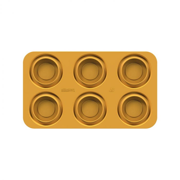 Forma Silicon Silikomart NaturaE Farfurie Ø 11.5 x H 1.5 cm, 80 ml, 6 cavitati [1]