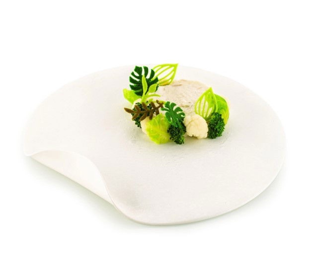 Forma Silicon Silikomart NaturaE Frunze 4 modele 4 x 2.5 x H 2 cm - 4 x 4.9 x H 2 cm, 1 ml, 68 cavitati [4]