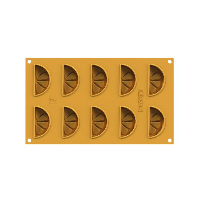 Forma Silicon Silikomart NaturaE Lamaie 6.5 x 3.5 x H 1.4 cm, 14 ml, 10 cavitati [1]