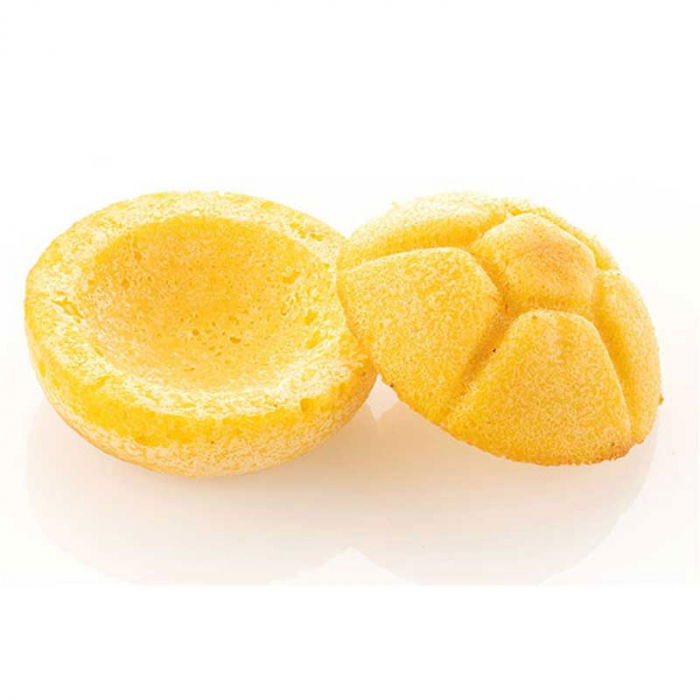 Forma Silicon Silikomart NaturaE Michetta Ø 6.4 x H 1.75 cm, 44.5+47.5 ml, 4+4 cavitati [3]