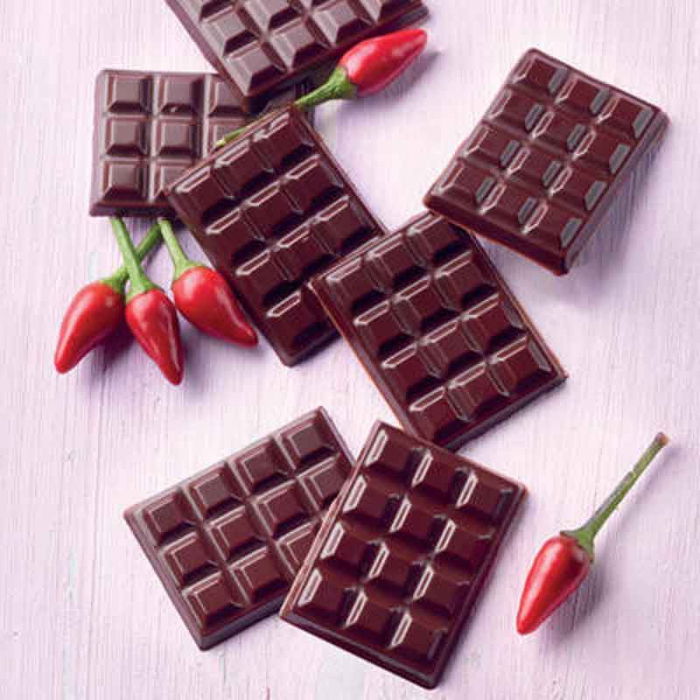 Forma Silicon Snack Silikomart Tablette 3.8 x 2.8 x H 0.45 cm, 3.5 ml, 12 cavitati (SCG11) [2]