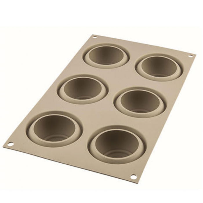 Forma Silicon Spirala Ø 6.8 x H 3.7 cm, 6 cavitati x 100 ml [3]