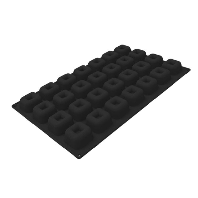 Forma Silicon Square Savarin 6.8 x 6.8 x H 2.6 cm, 28 cavitati, 90 ml (SQ090) [3]