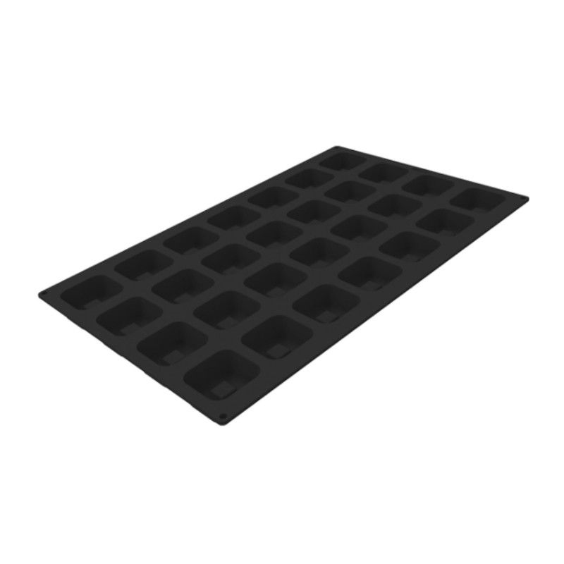 Forma Silicon Square Savarin 6.8 x 6.8 x H 2.6 cm, 28 cavitati, 90 ml (SQ090) [4]