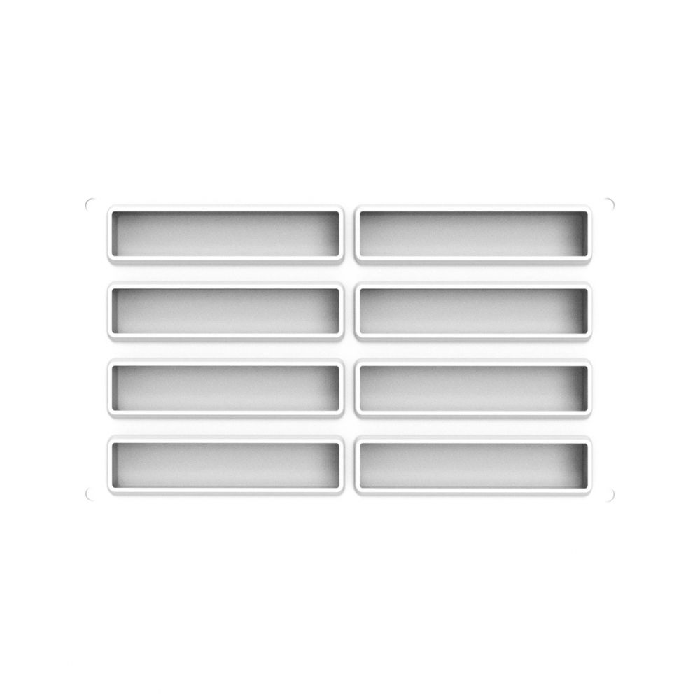 Forma Silicon Sweet Rectangle 12.8 x 3.3 x H 2.1 cm, 6 cavitati x 85 ml + decupator [4]