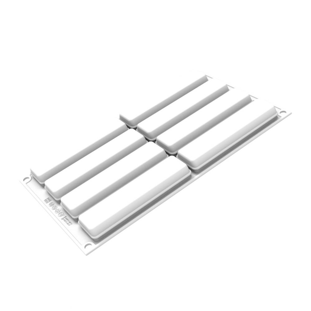 Forma Silicon Sweet Rectangle 12.8 x 3.3 x H 2.1 cm, 6 cavitati x 85 ml + decupator [3]