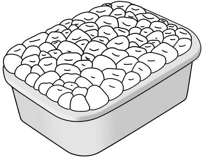 Forma Silicon TOP-IceCream Coral 36x25xH2.15 cm, 1 cavitate [4]