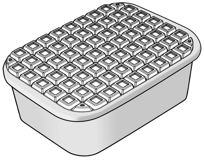 Forma Silicon TOP-IceCream Tablet 36x25xH1.85 cm, 1 cavitate [4]