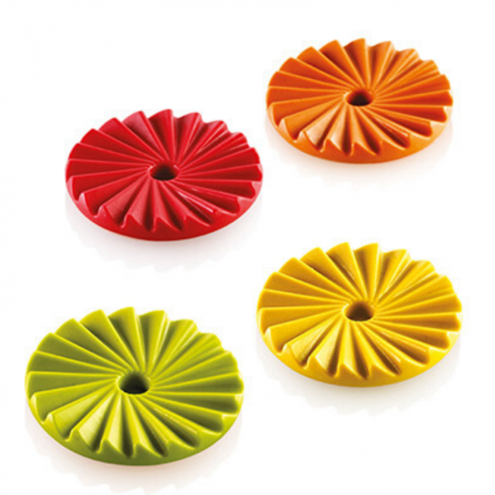 Forma Silicon TOP / Insertie Plisse Ø 4.5 x H0.64 cm, 15 cavitati (PLISSÉ 7) [1]