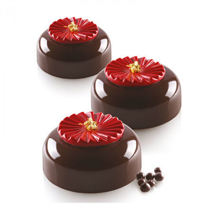 Forma Silicon TOP / Insertie Plisse Ø 4.5 x H0.64 cm, 15 cavitati (PLISSÉ 7) [3]