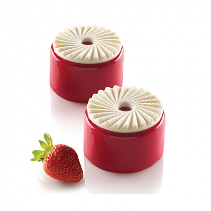 Forma Silicon TOP / Insertie Plisse Ø 7.5 x H 0.7 cm, 6 cavitati (PLISSÉ 23) [3]