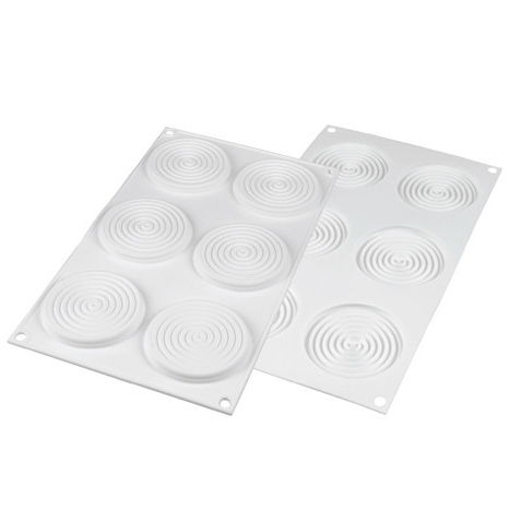 Forma Silicon TOP / Insertie Tourbillon 28, Ø 7 x H 0.8 cm, 6 cavitati [2]