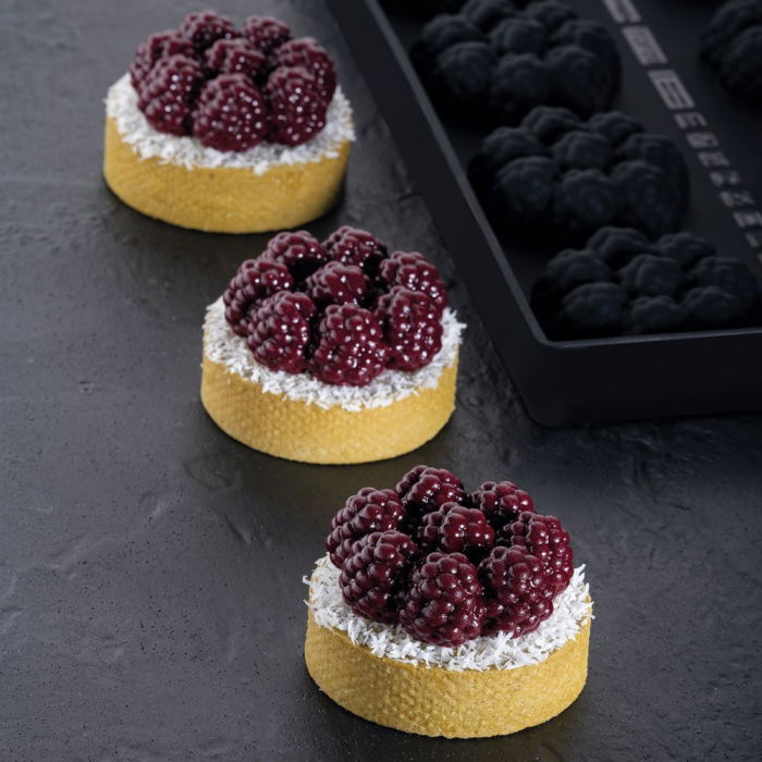 Forma Silicon TOP Raven Mini Ø 6 x H 2.3 cm, 8 cavitati, 40 ml [1]