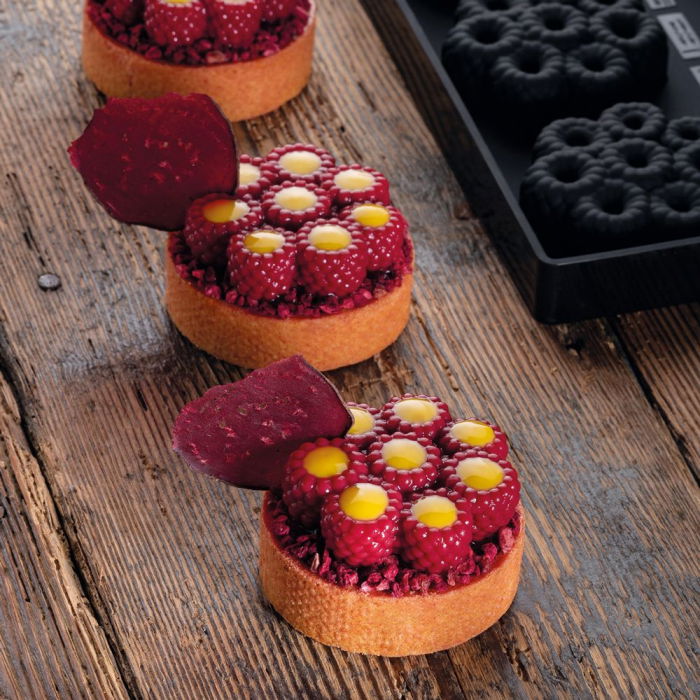 Forma Silicon TOP Scarlet Mini Silicone Ø 6.2 x H 2.1 cm, 8 cavitati, 38 ml [1]