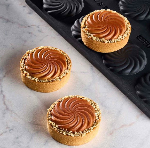 Forma Silicon TOP Twirl Ø 6 × H 0.8 cm, 8 cavitati, 18 ml [1]