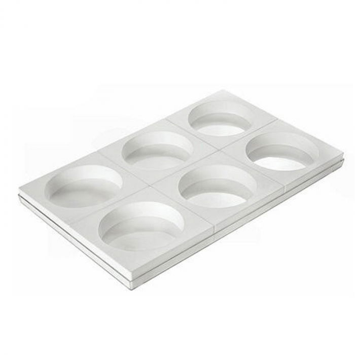 Forma Silicon Tort Ø 16 x H 5 cm, tava 6 cavitati [1]