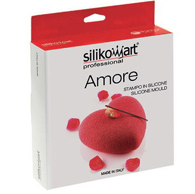 Forma Silicon Tort Inima 3D Amore + Cutter,  14.2 x 13.7 x H 5 cm [2]