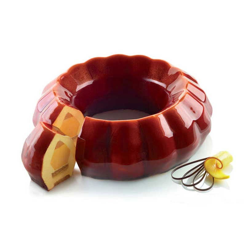 Forma Silicon Tort 3D Diamond Crown Ø 24 x H 7.5 cm + Decor Ø 20.6 x H 4 cm + Decupator [1]