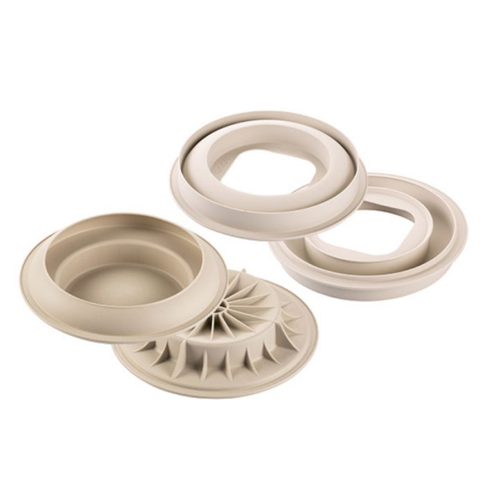 Forma Silicon Tort 3D Duo Ø 21 x H 6 cm, 1770 ml [2]