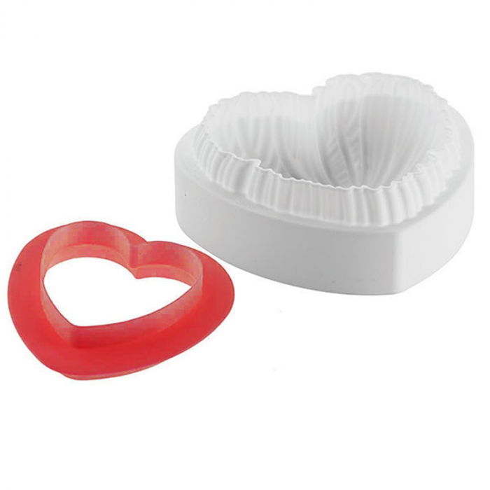 Forma Silicon Tort 3D Lovely 18.2 x 17.3 x H 6.8 cm + decupator [2]