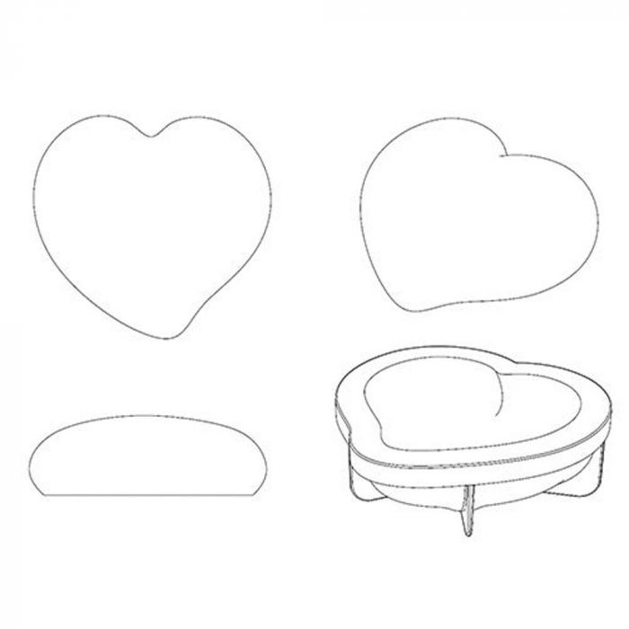 Forma Silicon Tort Inima 3D Passion Mini Ø15xH5 cm [2]