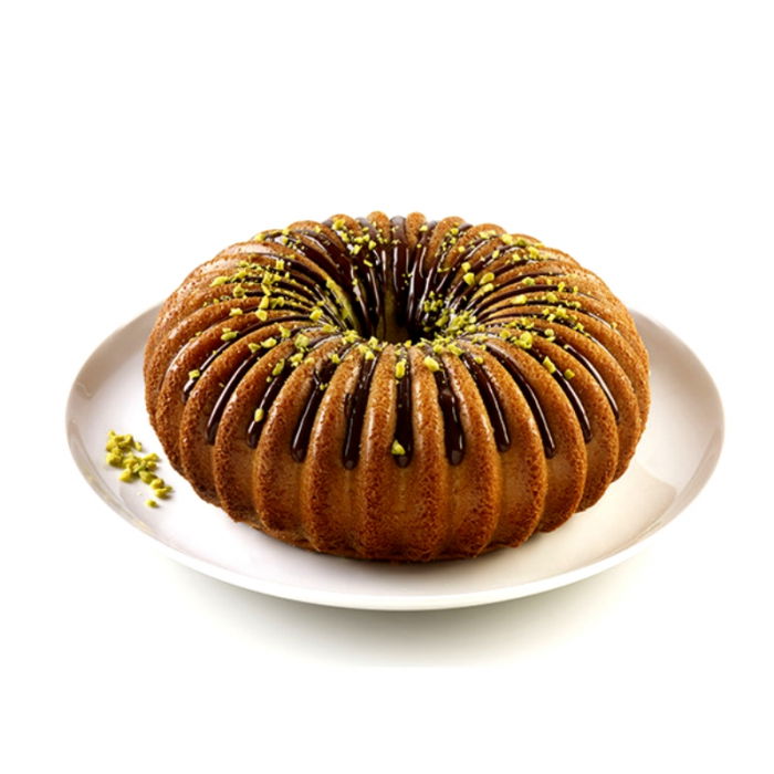 Forma Silicon Tort 3D Raggio Ø 19.5 x H 6.8 cm, 1530 ml [1]