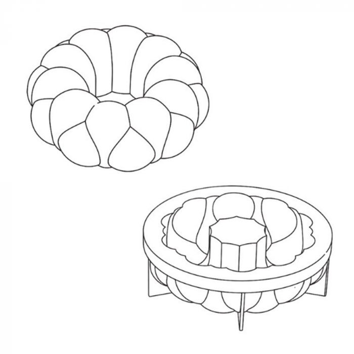 Forma Silicon Tort 3D Singapore Ø18xH6 cm [2]