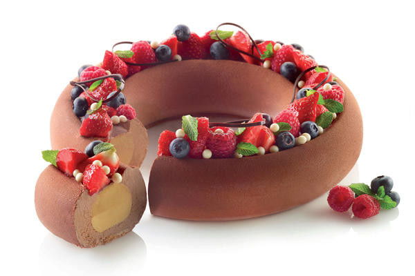 Forma Silicon Tort 3D Symphony Ø 24 x H 4.7 cm - 3 piese [3]