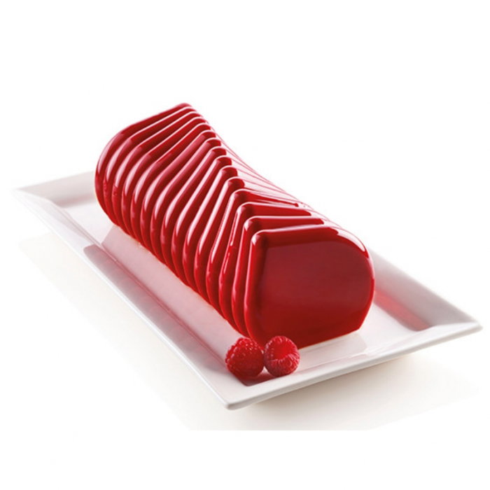 Forma Silicon Trunchi 3D Corallo 24.5 x 9 x H 9 cm, 1400 ml [1]