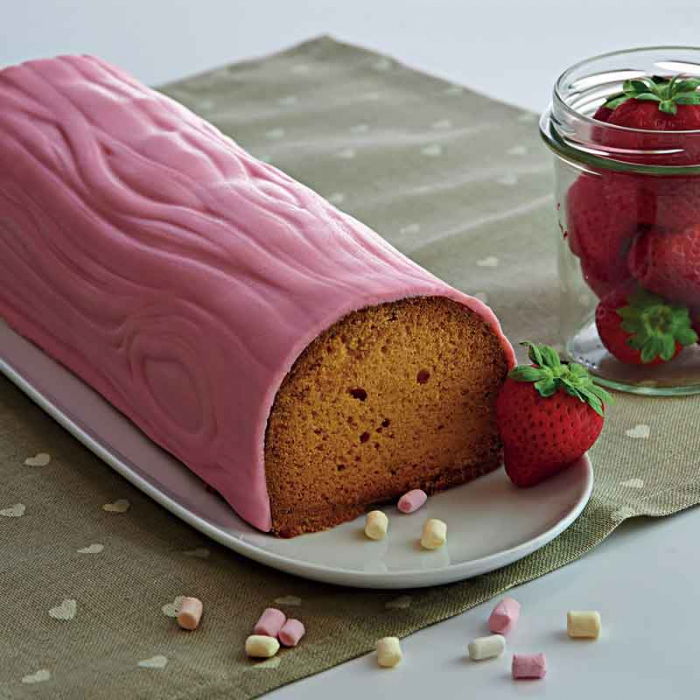 Forma Silicon Trunchi 3D Wood01 + covoras decor 25 x 9 x H 7 cm, 1300 ml [3]