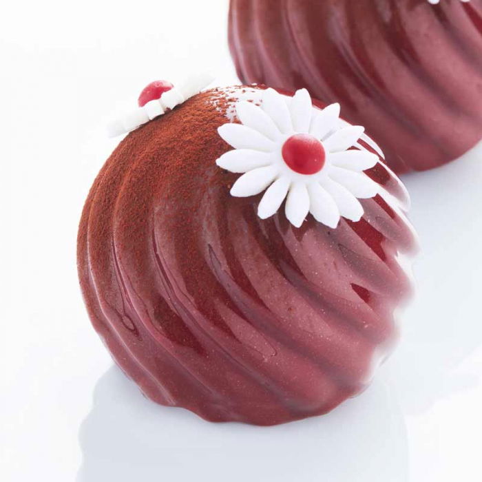 Forma Silicon Twist Ø 6.2 x H 5.5 cm, 6 cavitati, 110 ml [1]