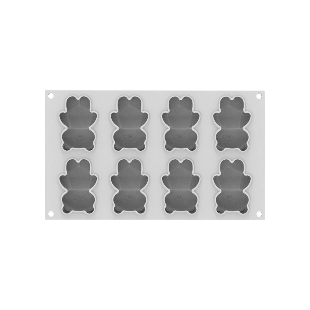 Forma Silicon Ursulet 7.9 x 5.6 x H 2.7 cm, 8 cavitati x 68 ml [2]