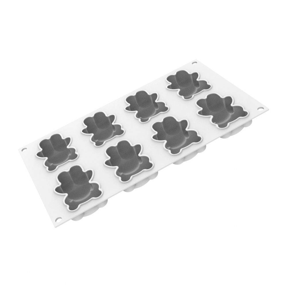 Forma Silicon Ursulet 7.9 x 5.6 x H 2.7 cm, 8 cavitati x 68 ml [4]