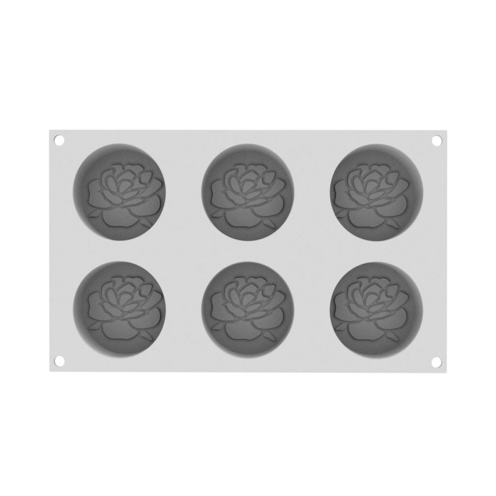 Forma Silicon Valentine Ø 7 x H 3 cm, 6 cavitati x 110 ml [3]