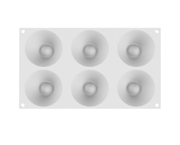 Forma Silicon Vulcan Vesuvio Ø 8 x H 4 cm, 6 cavitati x 85 ml [2]