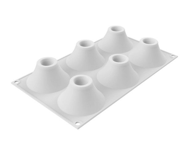 Forma Silicon Vulcan Vesuvio Ø 8 x H 4 cm, 6 cavitati x 85 ml [3]