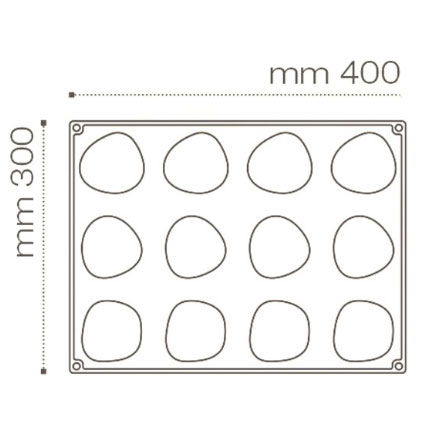 Forma Silicon Zen, Monoportii Ø 6,8 x h 3,2 cm, 100 ml, 12 cavitati [2]