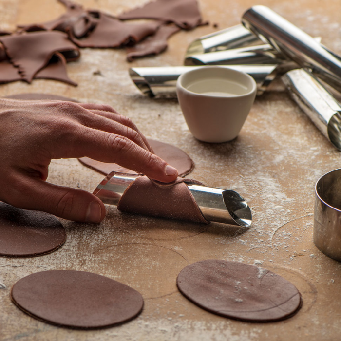 Forme Cilindrice Inox coacere Cannoli Sicilieni Ø 2 x 12 cm, Set 6 Buc [2]