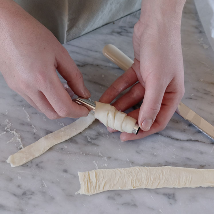 Forme Cilindrice Inox coacere Rulouri si Cannoli Mignon Ø 1.1 x  8 cm, Set 10 Buc [2]