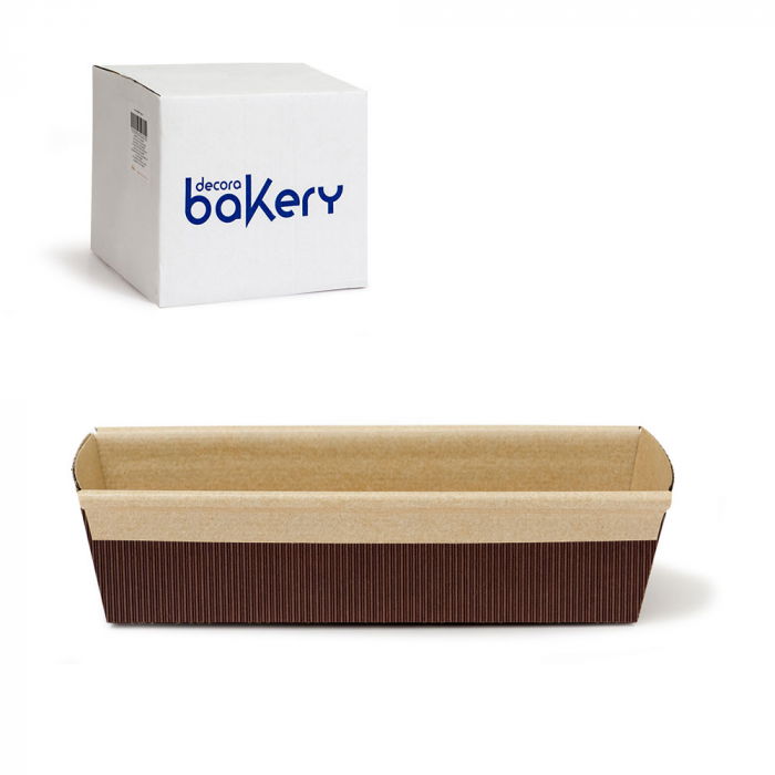 Forme Coacere Chec/Cozonac 22.7xH6.5 cm - 400 g, Carton Termorezistent, Set 60 Buc [1]