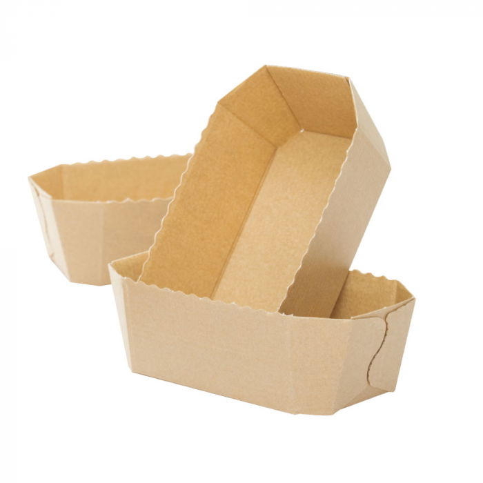 Forme Coacere Cozonac/Paine 15.3x8.8xH6 cm - 300 g, Carton Termorezistent, Set 30 Buc [3]