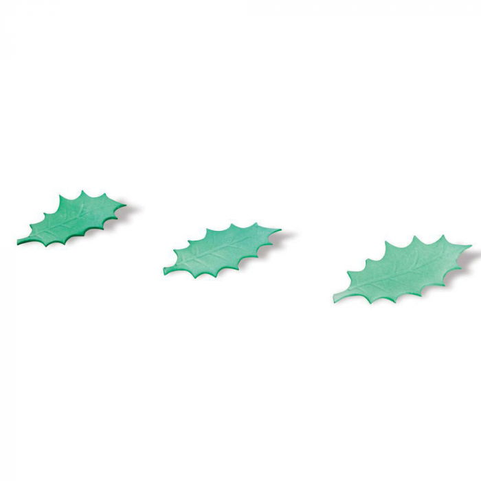 Frunze Ilex 1 Petala - Decupatoare Plastic cu Extractor Ø 2, 3 si 3.5 cm, Set 3 Buc [3]