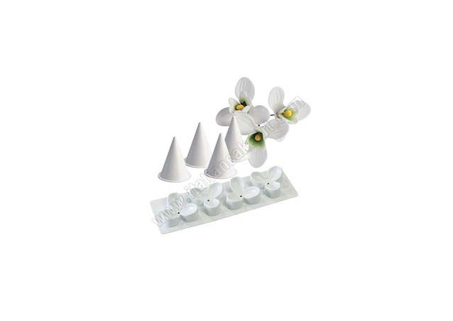 Ghiocei - Suporturi Plastic Formare si Uscare Flori, Set 5 Buc [2]