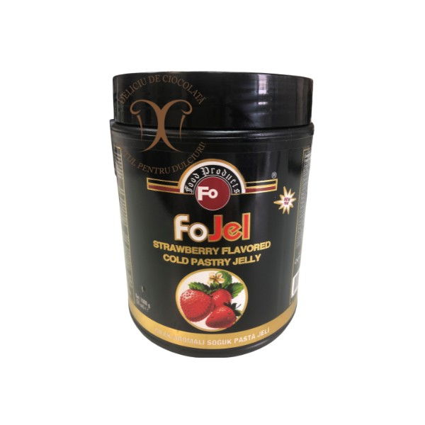 Glazura gel cu aroma de Capsuni, FoJel, 1 Kg [2]