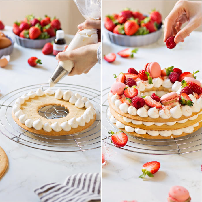 Gratar Otel Cromat cu Picioruse, 45.4 x 30.4 cm [2]