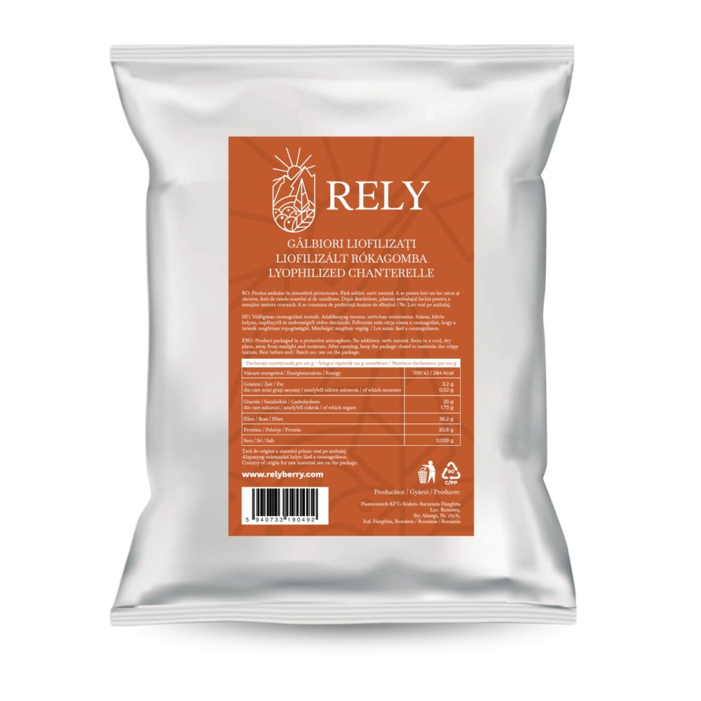 Hribi Liofilizati Granulati 2-10 mm, Rely, 150g [2]